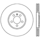 Purchase Top-Quality Disque de frein à disque avant par CENTRIC PARTS - 121.33049 pa6