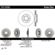Purchase Top-Quality Disque de frein à disque avant par CENTRIC PARTS - 121.33103 pa7