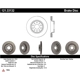 Purchase Top-Quality Disque de frein à disque avant par CENTRIC PARTS - 121.33132 pa7