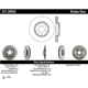 Purchase Top-Quality Front Disc Brake Rotor by CENTRIC PARTS - 121.39026 pa1