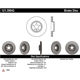 Purchase Top-Quality Disque de frein à disque avant par CENTRIC PARTS - 121.39042 pa7