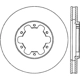 Purchase Top-Quality Front Disc Brake Rotor by CENTRIC PARTS - 121.42063 pa2