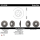 Purchase Top-Quality Disque de frein à disque avant par CENTRIC PARTS - 121.42108 pa2