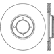 Purchase Top-Quality Front Disc Brake Rotor by CENTRIC PARTS - 121.44043 pa7
