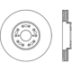 Purchase Top-Quality CENTRIC PARTS - 121.44083 - Front Disc Brake Rotor pa7