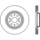Purchase Top-Quality Front Disc Brake Rotor by CENTRIC PARTS - 121.44151 pa1