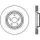 Purchase Top-Quality CENTRIC PARTS - 121.44158 - Front Disc Brake Rotor pa2