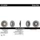 Purchase Top-Quality Disque de frein à disque avant par CENTRIC PARTS - 121.44184 pa5