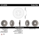 Purchase Top-Quality Front Disc Brake Rotor by CENTRIC PARTS - 121.44185 pa1