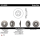 Purchase Top-Quality Disque de frein à disque avant par CENTRIC PARTS - 121.45078 pa5