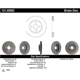 Purchase Top-Quality Disque de frein à disque avant par CENTRIC PARTS - 121.45082 pa4