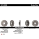 Purchase Top-Quality Disque de frein à disque avant par CENTRIC PARTS - 121.45086 pa1