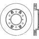 Purchase Top-Quality Front Disc Brake Rotor by CENTRIC PARTS - 121.46062 pa10