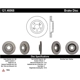 Purchase Top-Quality Disque de frein à disque avant par CENTRIC PARTS - 121.46068 pa6