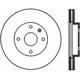Purchase Top-Quality Disque de frein à disque avant par CENTRIC PARTS - 121.49004 pa8