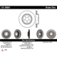 Purchase Top-Quality Disque de frein à disque avant par CENTRIC PARTS - 121.58001 pa7