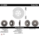 Purchase Top-Quality Disque de frein à disque avant par CENTRIC PARTS - 121.58008 pa4