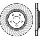 Purchase Top-Quality Disque de frein à disque avant par CENTRIC PARTS - 121.61045 pa2
