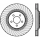 Purchase Top-Quality Disque de frein à disque avant par CENTRIC PARTS - 121.61045 pa8