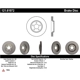 Purchase Top-Quality Disque de frein à disque avant par CENTRIC PARTS - 121.61072 pa5