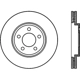 Purchase Top-Quality Disque de frein à disque avant par CENTRIC PARTS - 121.61072 pa6