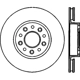 Purchase Top-Quality Disque de frein à disque avant par CENTRIC PARTS - 121.61080 pa6