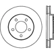 Purchase Top-Quality Disque de frein à disque avant par CENTRIC PARTS - 121.61085 pa7