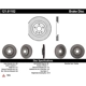 Purchase Top-Quality Disque de frein à disque avant par CENTRIC PARTS - 121.61102 pa5