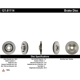 Purchase Top-Quality Disque de frein à disque avant par CENTRIC PARTS - 121.61114 pa6