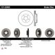 Purchase Top-Quality Disque de frein à disque avant par CENTRIC PARTS - 121.62009 pa1