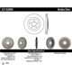 Purchase Top-Quality Disque de frein à disque avant par CENTRIC PARTS - 121.62059 pa5