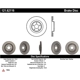 Purchase Top-Quality Disque de frein à disque avant par CENTRIC PARTS - 121.62116 pa6