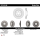 Purchase Top-Quality Disque de frein à disque avant par CENTRIC PARTS - 121.62140 pa5