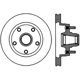 Purchase Top-Quality Disque de frein à disque avant par CENTRIC PARTS - 121.65001 pa4