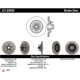Purchase Top-Quality Disque de frein à disque avant par CENTRIC PARTS - 121.65056 pa3