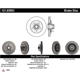 Purchase Top-Quality Disque de frein à disque avant par CENTRIC PARTS - 121.65063 pa6