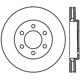 Purchase Top-Quality Front Disc Brake Rotor by CENTRIC PARTS - 121.65097 pa4