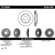 Purchase Top-Quality Front Disc Brake Rotor by CENTRIC PARTS - 121.66046 pa2