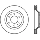 Purchase Top-Quality Front Disc Brake Rotor by CENTRIC PARTS - 121.66051 pa2