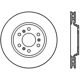 Purchase Top-Quality Disque de frein à disque avant par CENTRIC PARTS - 121.66061 pa6