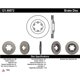 Purchase Top-Quality Disque de frein à disque avant par CENTRIC PARTS - 121.66072 pa1