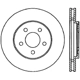 Purchase Top-Quality Front Disc Brake Rotor by CENTRIC PARTS - 121.67034 pa2