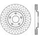 Front Disc Brake Rotor by CENTRIC PARTS - 121.67074 pa1