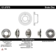 Purchase Top-Quality Disque de frein à disque avant par CENTRIC PARTS - 121.67078 pa6