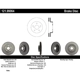 Purchase Top-Quality Disque de frein à disque avant par CENTRIC PARTS - 121.99064 pa3