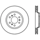 Purchase Top-Quality Disque de frein à disque avant par CENTRIC PARTS - 320.66061 pa11