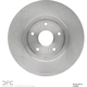 Purchase Top-Quality DYNAMIC FRICTION COMPANY - 600-01007 - Front Disc Brake Rotor pa1