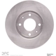 Purchase Top-Quality DYNAMIC FRICTION COMPANY - 600-03012 - Front Disc Brake Rotor pa3
