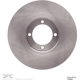 Purchase Top-Quality DYNAMIC FRICTION COMPANY - 600-22000 - Front Disc Brake Rotor pa5