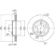 Purchase Top-Quality Disque de frein à disque avant par DYNAMIC FRICTION COMPANY - 600-31046 pa3